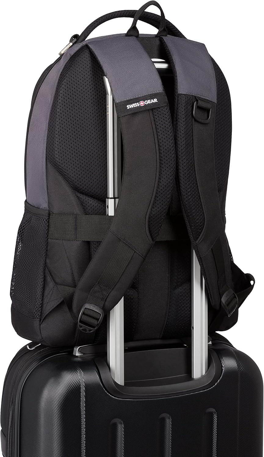 SwissGear Cecil 5505 Laptop Backpack, Dark Grey/Black, 18-Inch – Special Edition
