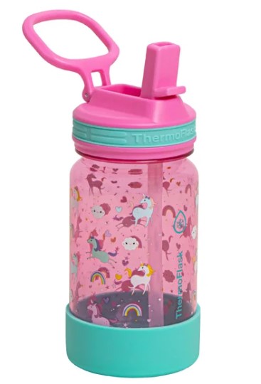 ThermoFlask® 14 oz Kids Tritan Bottles – 4-Pack Leak-Proof
