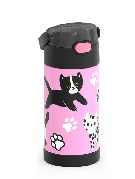 Thermos® FUNtainer® 12oz Kids Water Bottle – Kittens Pattern
