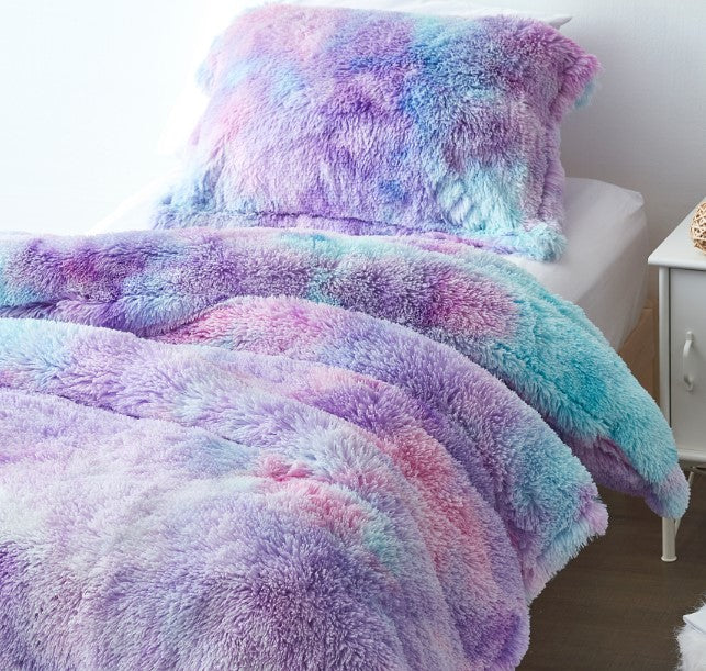 Unicorn Dreamz Oversized Plush Comforter – Starburst Rainbow