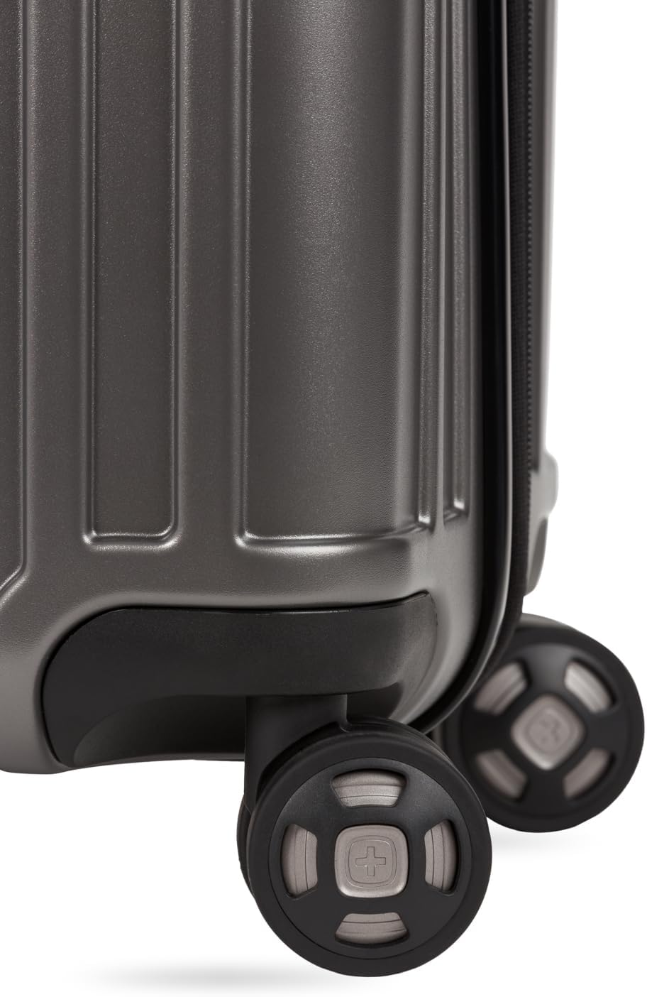 SwissGear 7910 Gunmetal 2-Piece Hardside Expandable Luggage Set with TSA Lock & Spinner Wheels